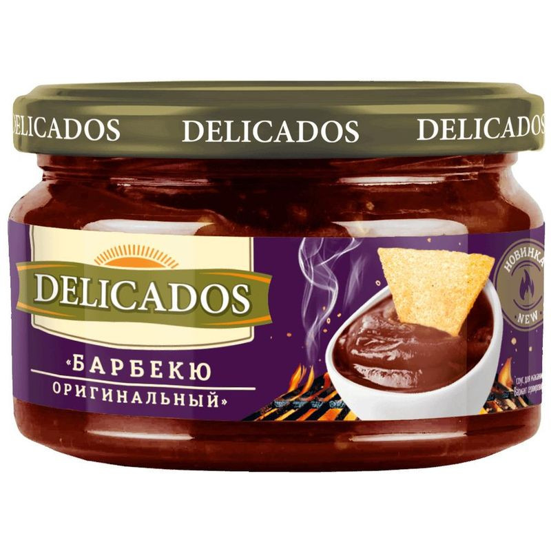Изображение товара Соус томатный Delicados Барбекю 200 мл для гриля и блюд из мяса