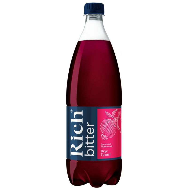 Изображение товара Газированный напиток Rich Биттер гранат 1 литр