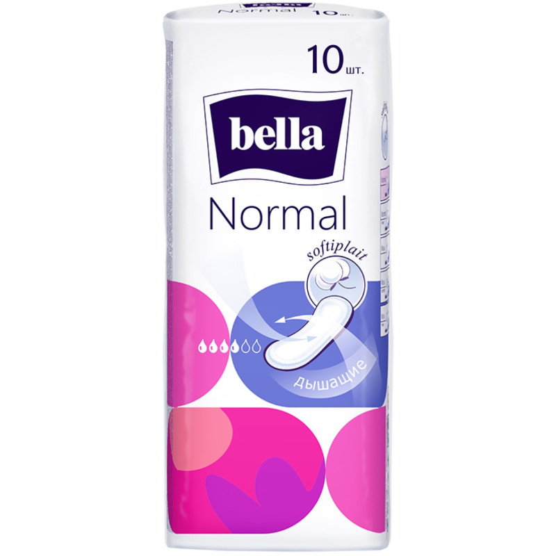 Изображение товара Прокладки Bella Normal без крылышек, 10шт