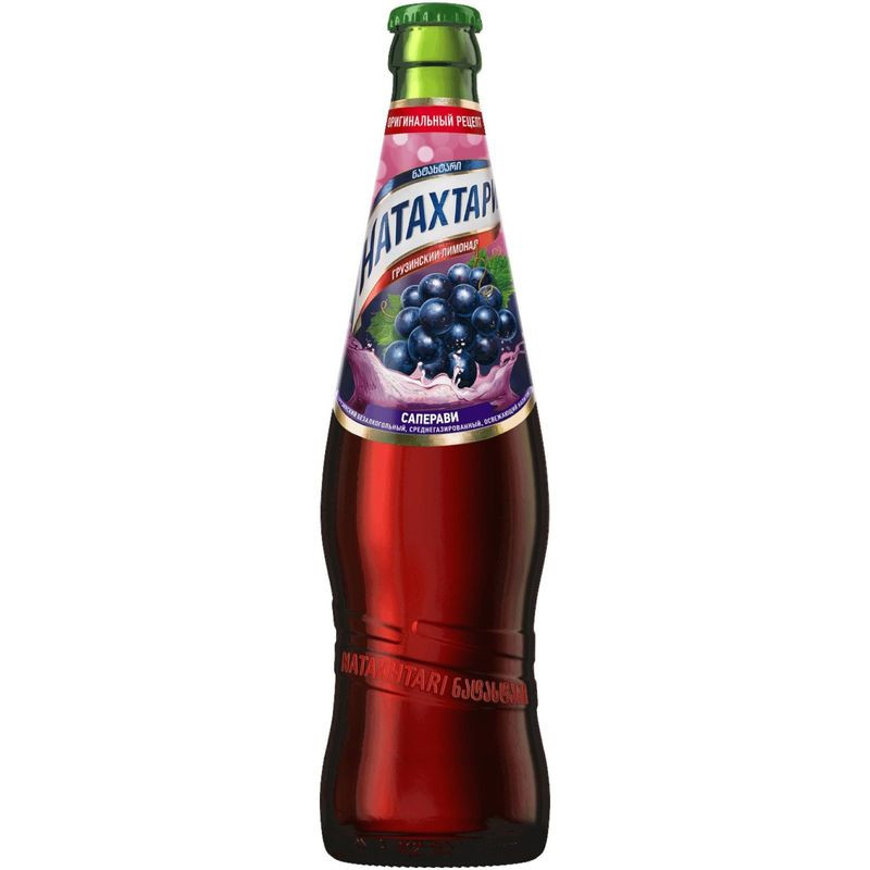Изображение товара Газированный напиток Натахтари саперави 500 мл натуральный вкус