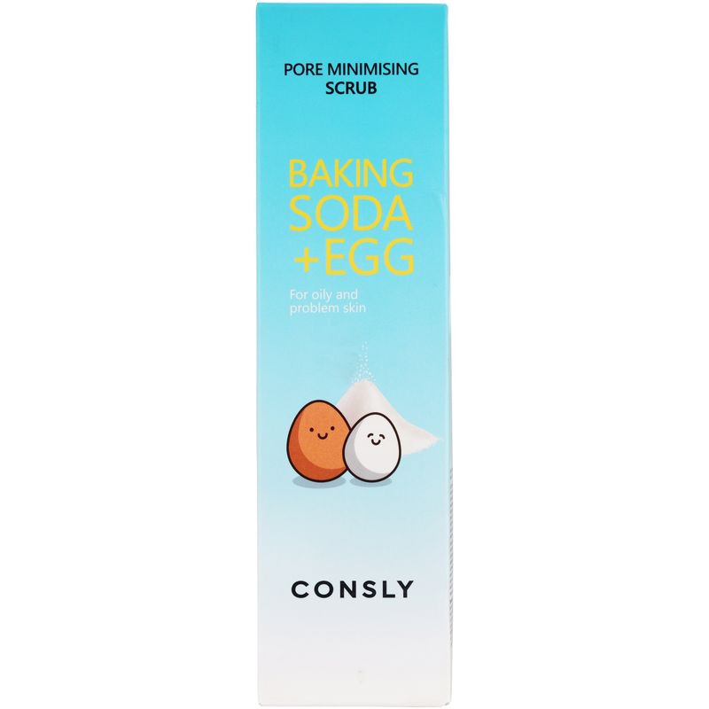 Изображение товара Скраб Consly с содой и яичным белком для лица 120мл натуральное очищение кожи