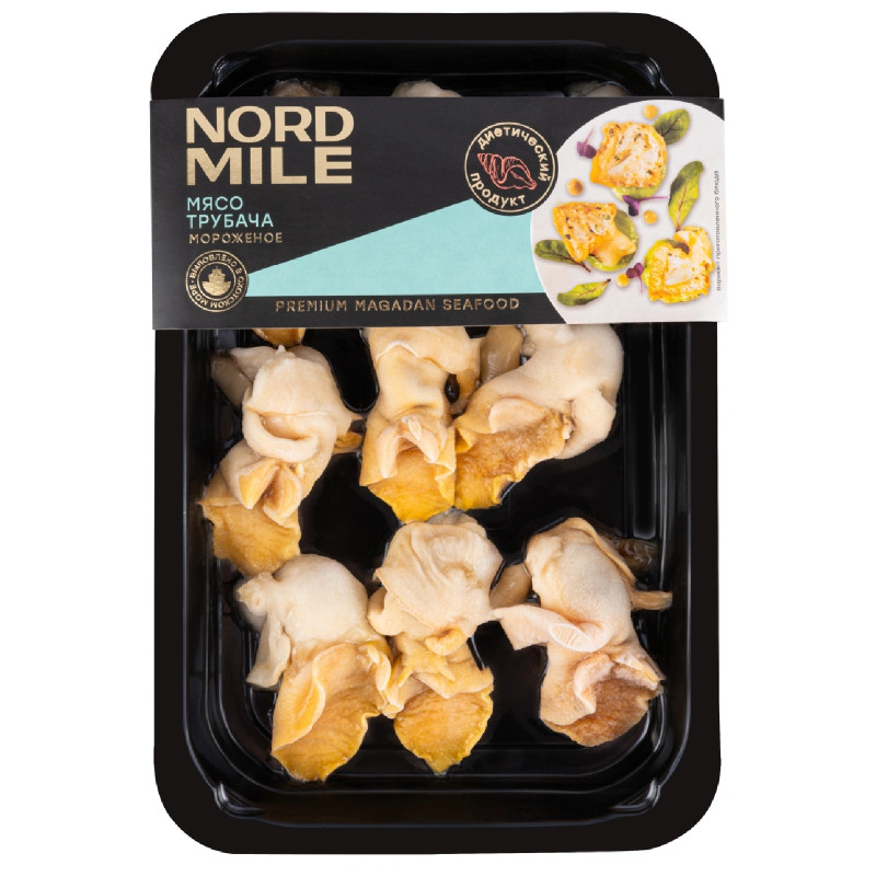 Изображение товара Мясо трубача Nord Mile в вакуумной упаковке замороженное, 300г