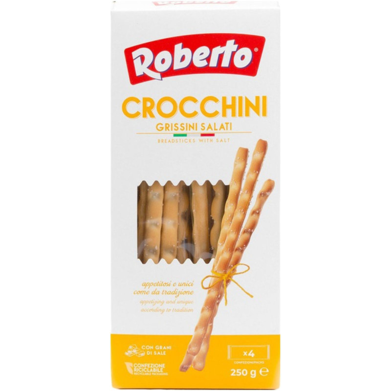 Изображение товара Хлебные палочки Roberto Гриссини кроккини солёные, 250г