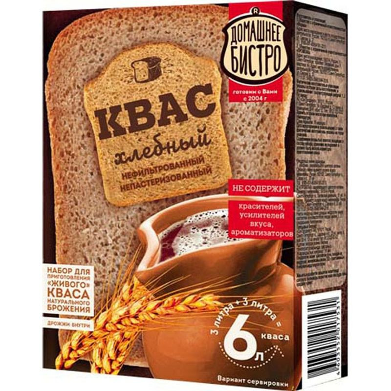 Набор Домашнее Бистро для приготовления кваса, 124г - купить с доставкой в Москве в Перекрёстке - 3949890