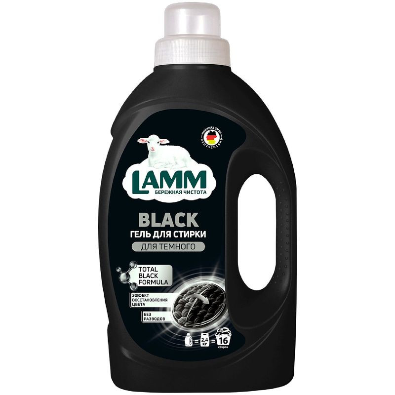 Изображение товара Гель для стирки Lamm для тёмного 1.04л без аромата