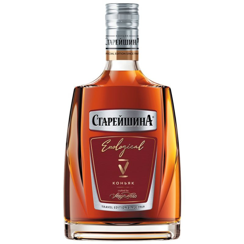 Изображение товара Коньяк Старейшина Трэвел 5-летний 40% 250мл - изысканный напиток с насыщенным вкусом