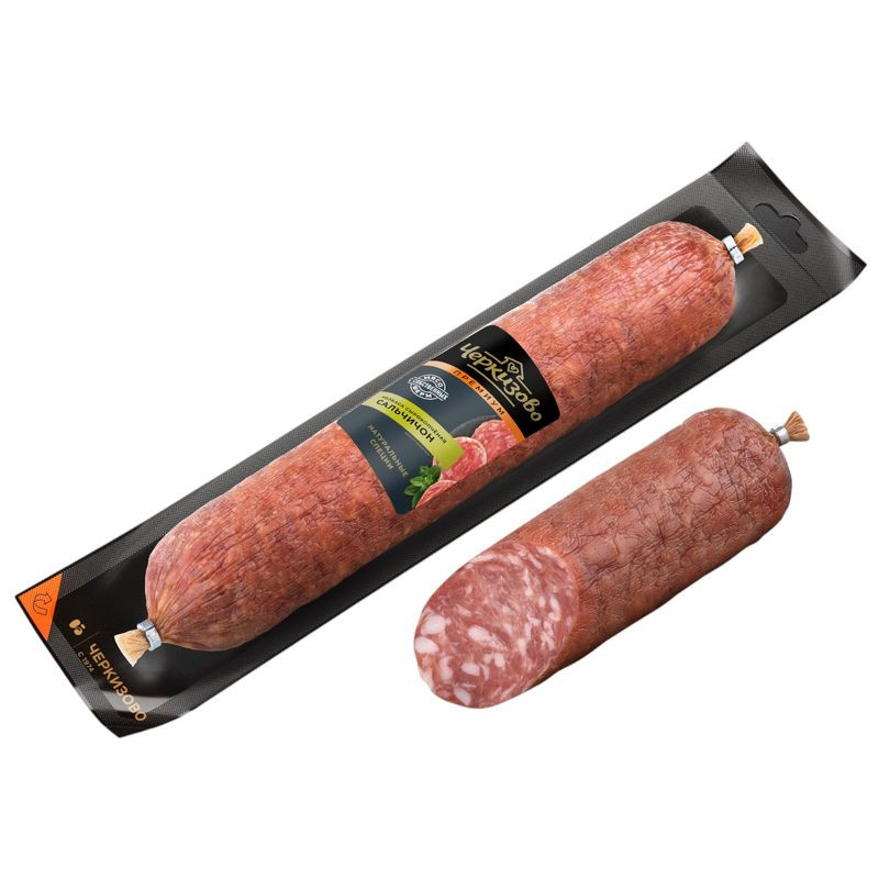 Изображение товара Колбаса сырокопчёная Черкизово Сальчичон 150 г натуральный мясной деликатес