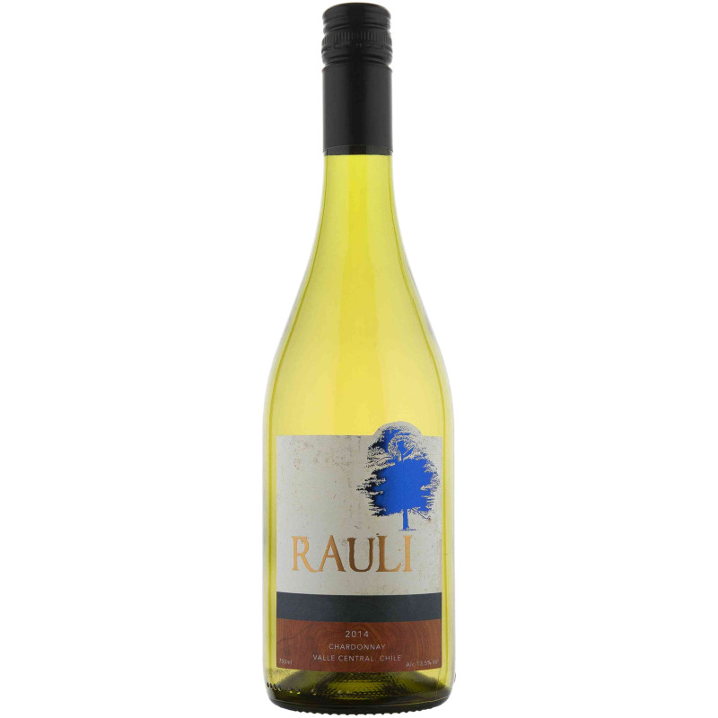 Изображение товара Вино Rauli Chardonnay белое сухое 12%, 750 мл — Чили, Центральная Долина