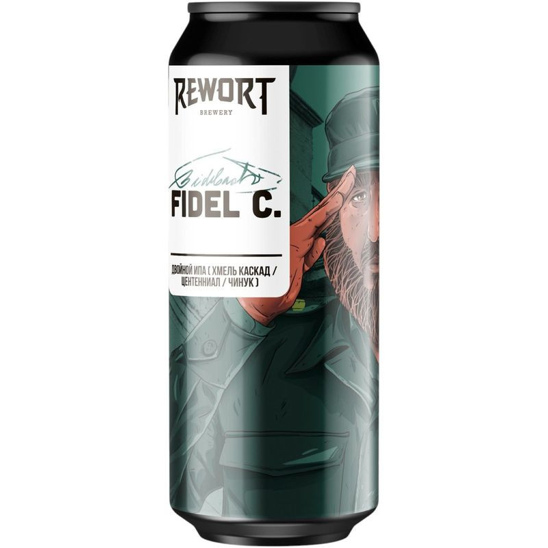 Изображение товара Пиво Rewort Fidel C. светлое 8.6% 450 мл свежий напиток
