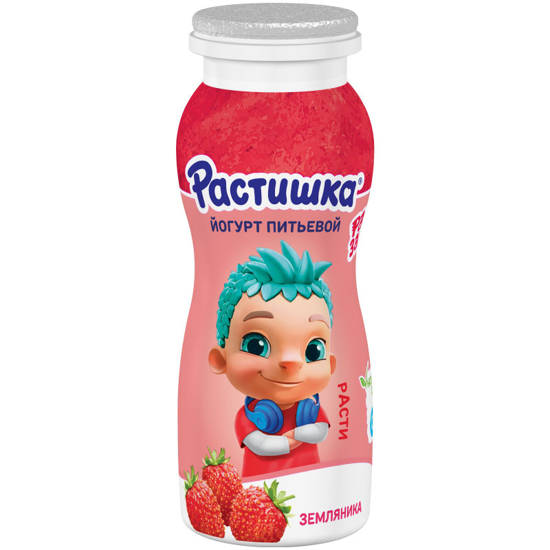 Изображение товара Йогурт Растишка питьевой зегяника 1.6%, 90г
