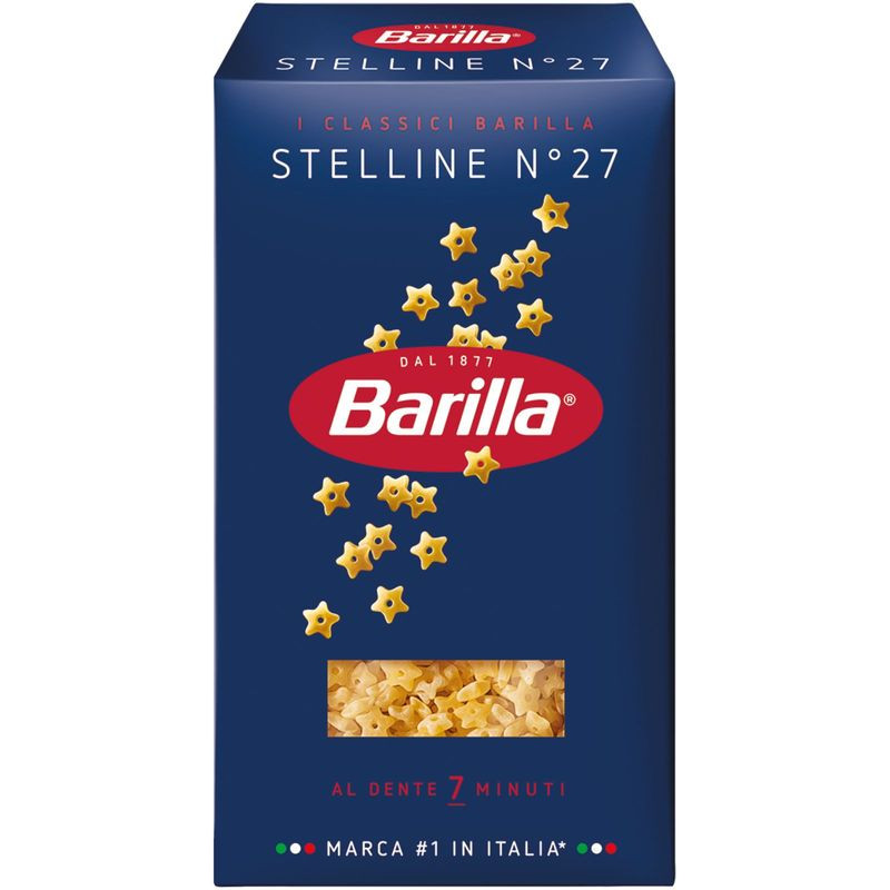 Изображение товара Макароны Barilla Stelline n.27 из твёрдых сортов пшеницы 450г
