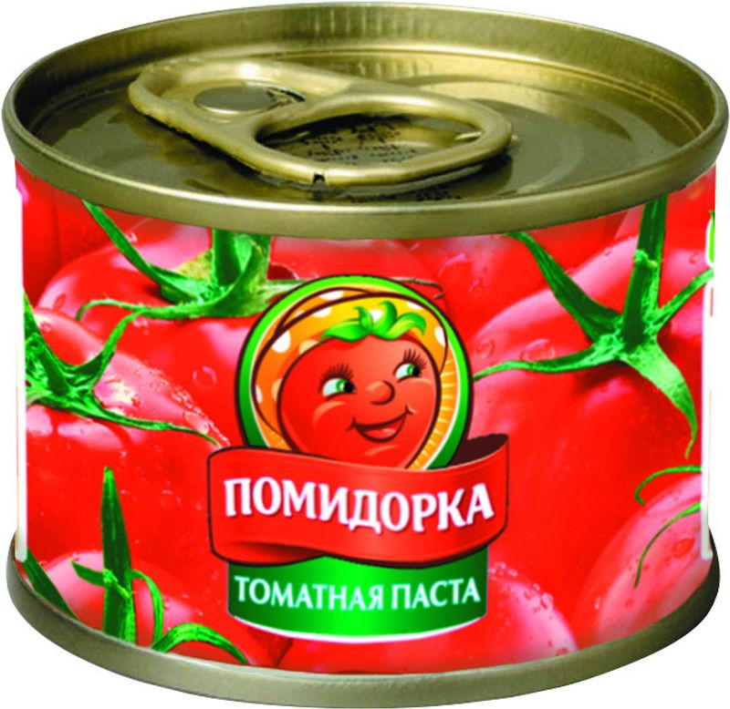 Изображение товара Томатная паста Помидорка пастеризованная, 70г - натуральный продукт из Италии