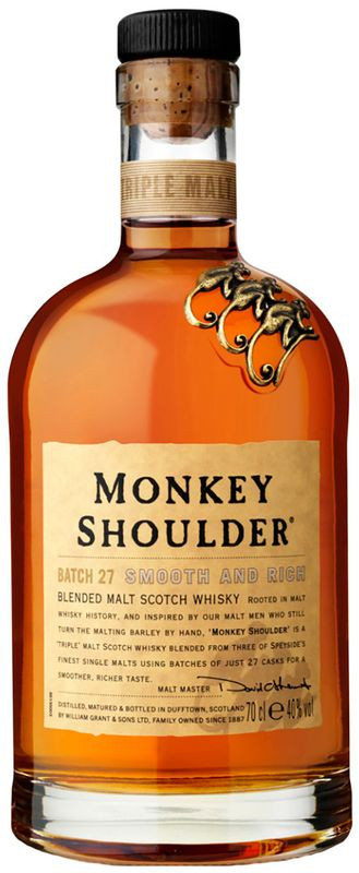 Изображение товара Виски Monkey Shoulder 40% 700мл - Купажированный деликатес Великобритании