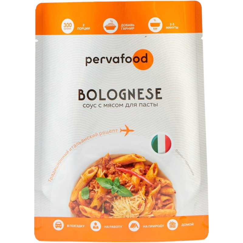 Изображение товара Соус Pervafood Болоньезе итальянский с мясом 300мл для пасты