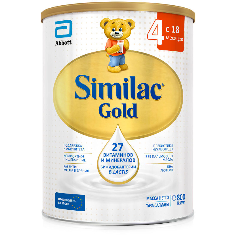 Изображение товара Молочная смесь Similac Gold 4 для детей с 18 месяцев, 800 г