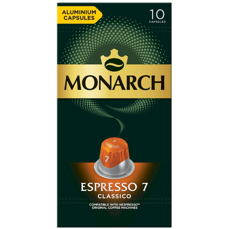 Изображение товара Кофе в капсулах Monarch Espresso 7 Classico 10х5.2г