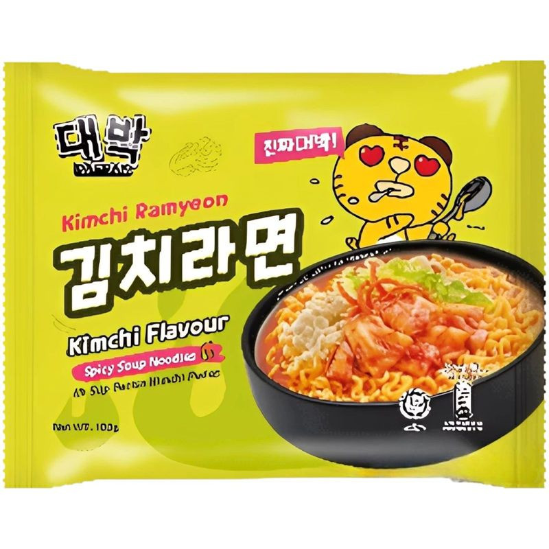 Изображение товара Лапша Daebak Рамен Кимчи быстрого приготовления 103 г Малайзия