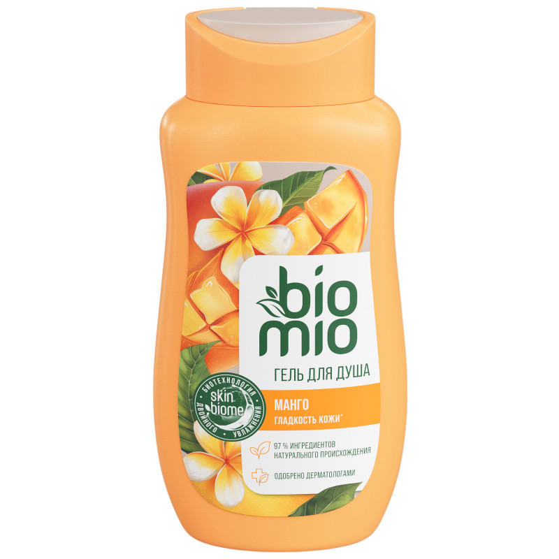 Изображение товара Гель BioMio Bio Shower Gel натуральный для душа с экстрактом манго, 250мл