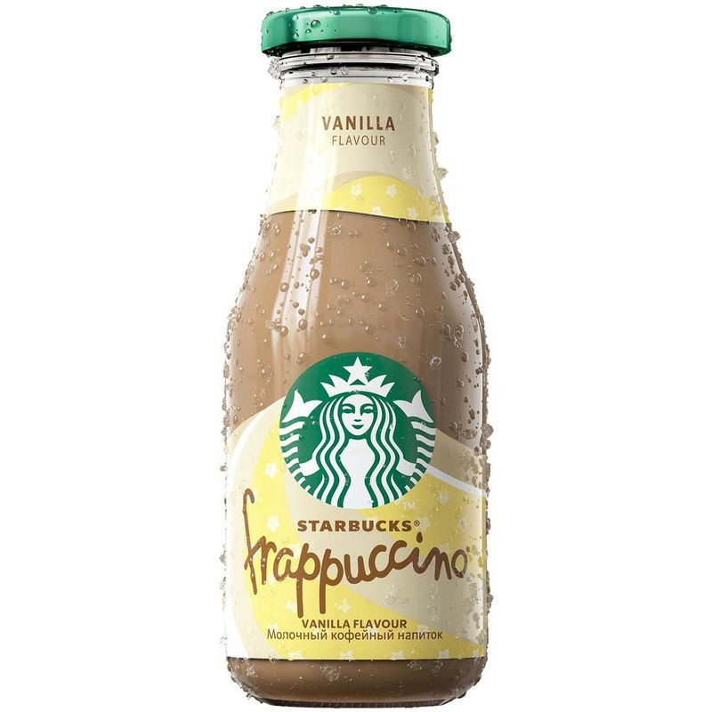 Изображение товара Молочный кофе Starbucks Frappuccino Vanilla 250мл халяль 1.2% Жирность