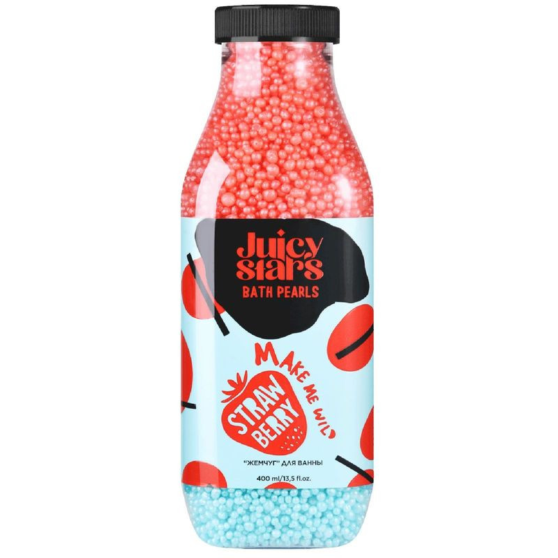Изображение товара Жемчуг для ванны Juicy Stars с ароматом земляники, 400 мл
