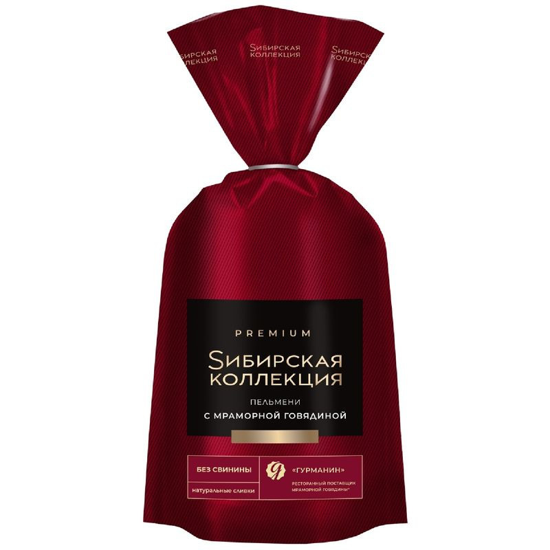 Изображение товара Пельмени Sибирская Коллекция с мраморной говядиной 700 г замороженные