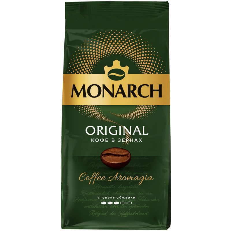 Изображение товара Кофе Monarch Original в зёрнах 230 г натуральный жареный Россия