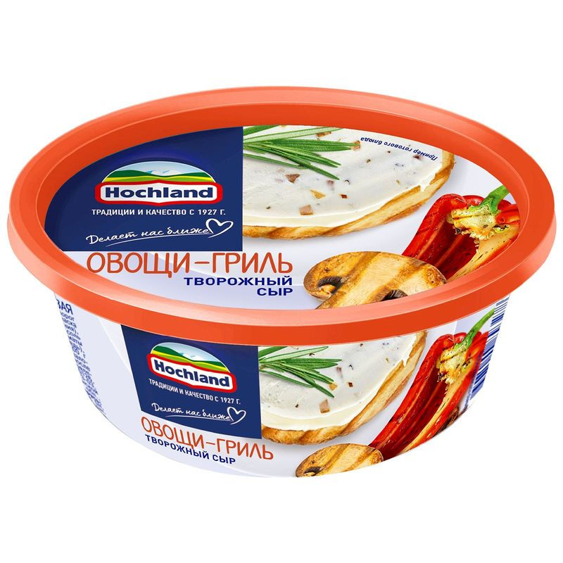 Изображение товара Сыр Hochland Овощи-гриль творожный 60% 140г Россия