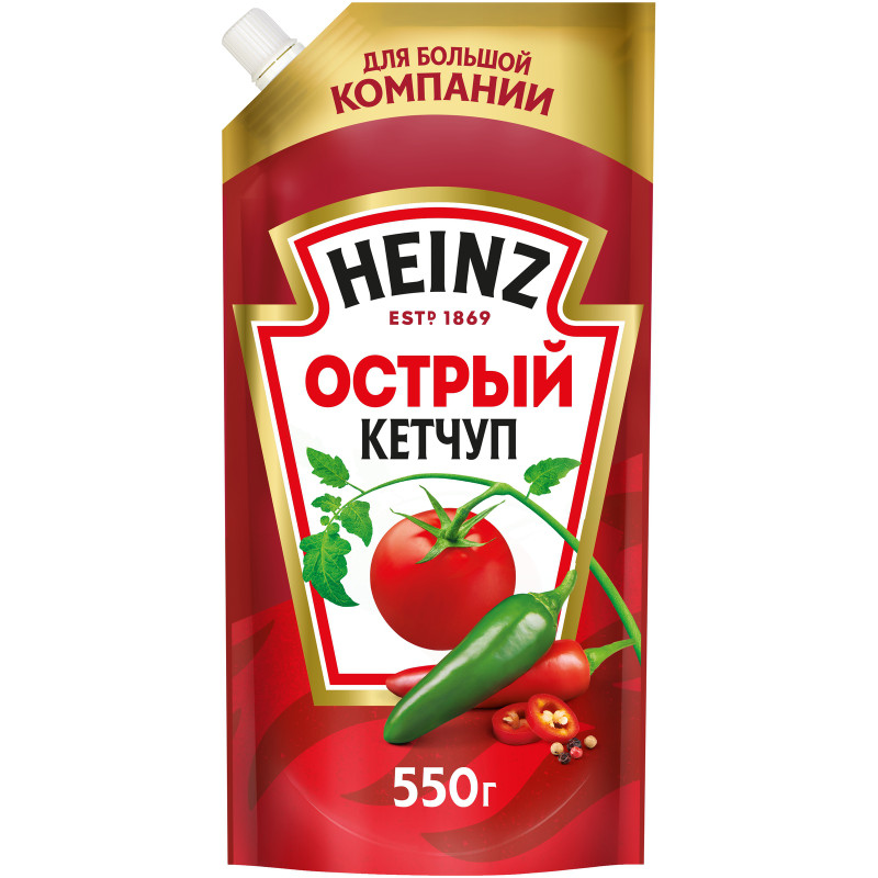 Изображение товара Кетчуп Heinz Острый, 550г
