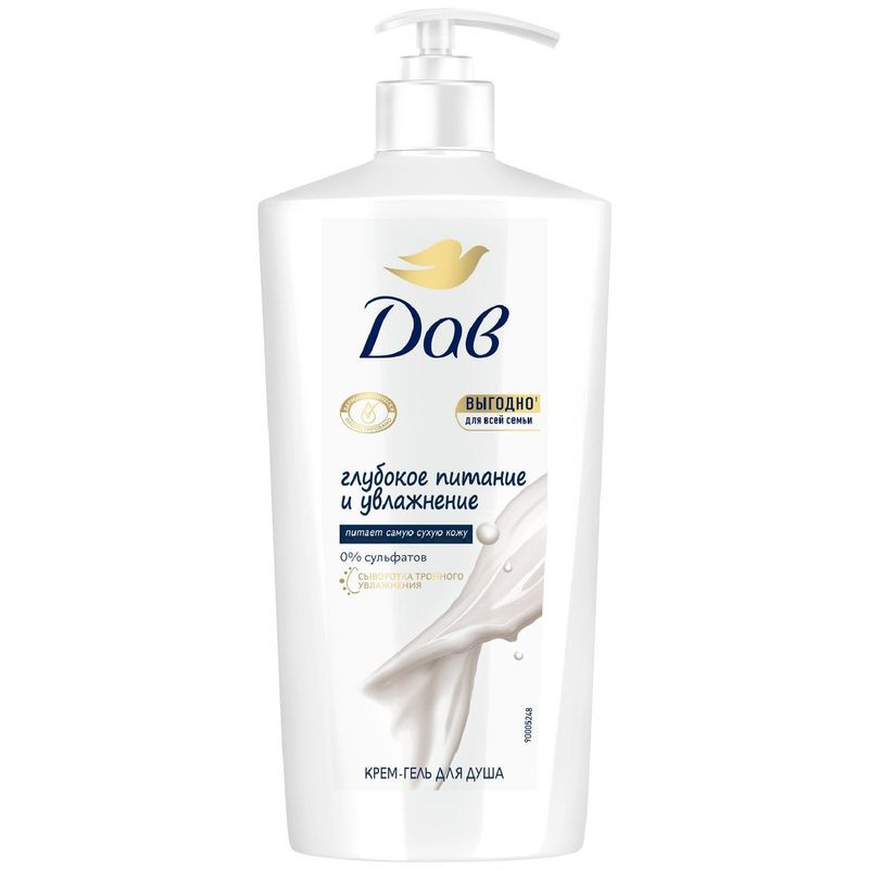 Изображение товара Крем-гель для душа Dove Глубокое питание и увлажнение, 610мл