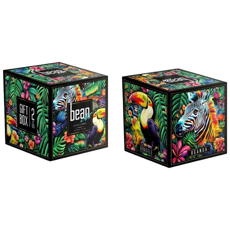 Изображение товара Набор кофе Bean Art Brasile и Uganda 250г молотый жареный