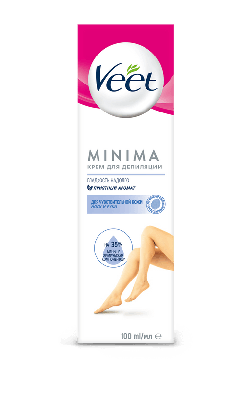 Изображение товара Крем для депиляции Veet Minima для чувствительной кожи 100 мл
