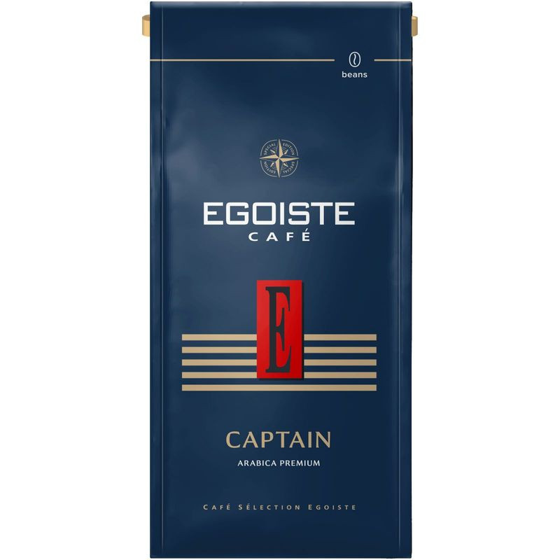 Изображение товара Кофе Egoiste Captain натуральный в зернах премиум 250г Германия