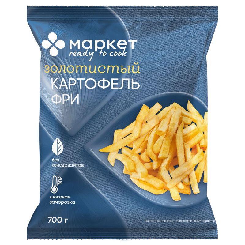 Изображение товара Картофель Фри замороженный Маркет, вес 700г