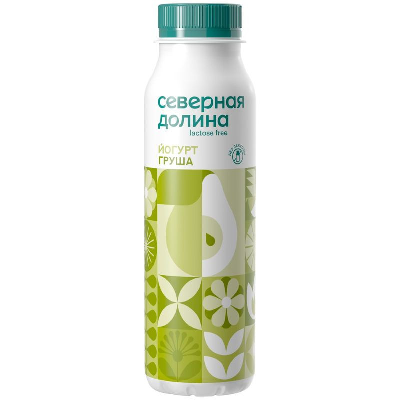 Изображение товара Йогурт Северная Долина Груша безлактозный 2 2% 260 г