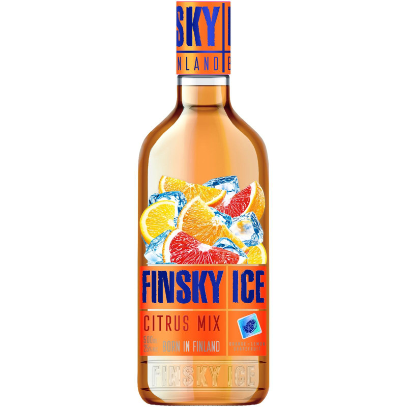 Изображение товара Настойка Finsky Ise Citrus Mix полусладкая 25%, 500мл