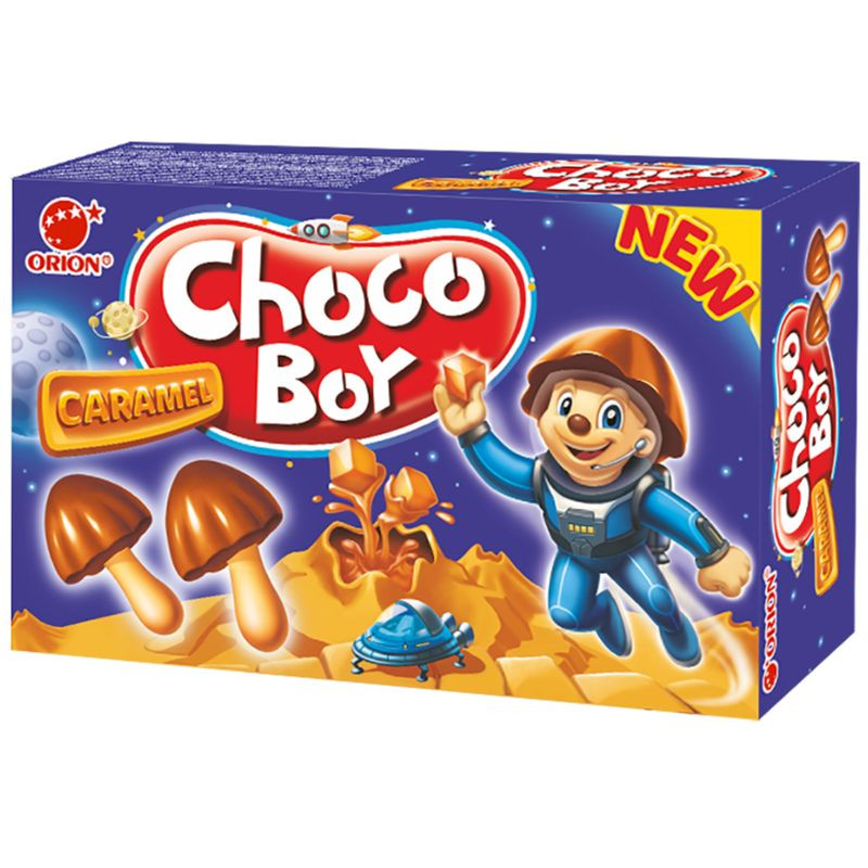 Изображение товара Печенье Orion Choco-Boy Caramel 45 г глазированное сладкое