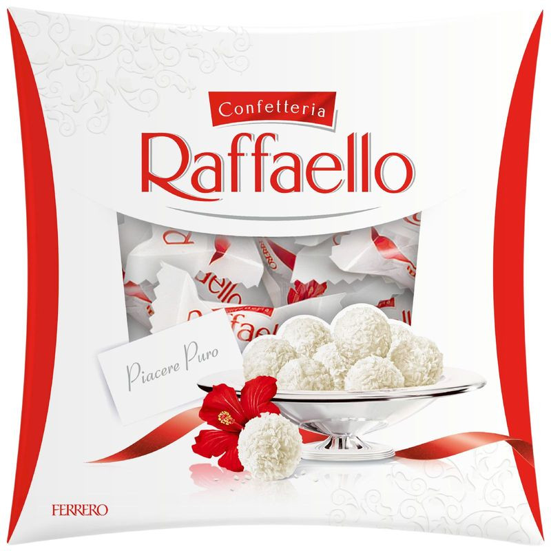 Изображение товара Конфеты Raffaello миндаль и кокос 240г с орехами и кокосом