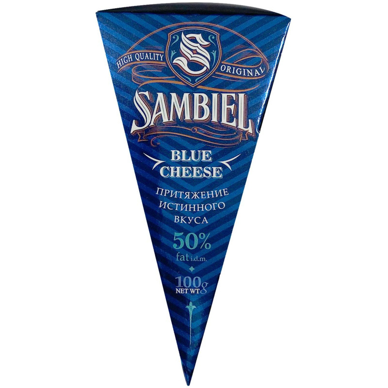 Изображение товара Сыр Sambiel с голубой плесенью 50%, 100г