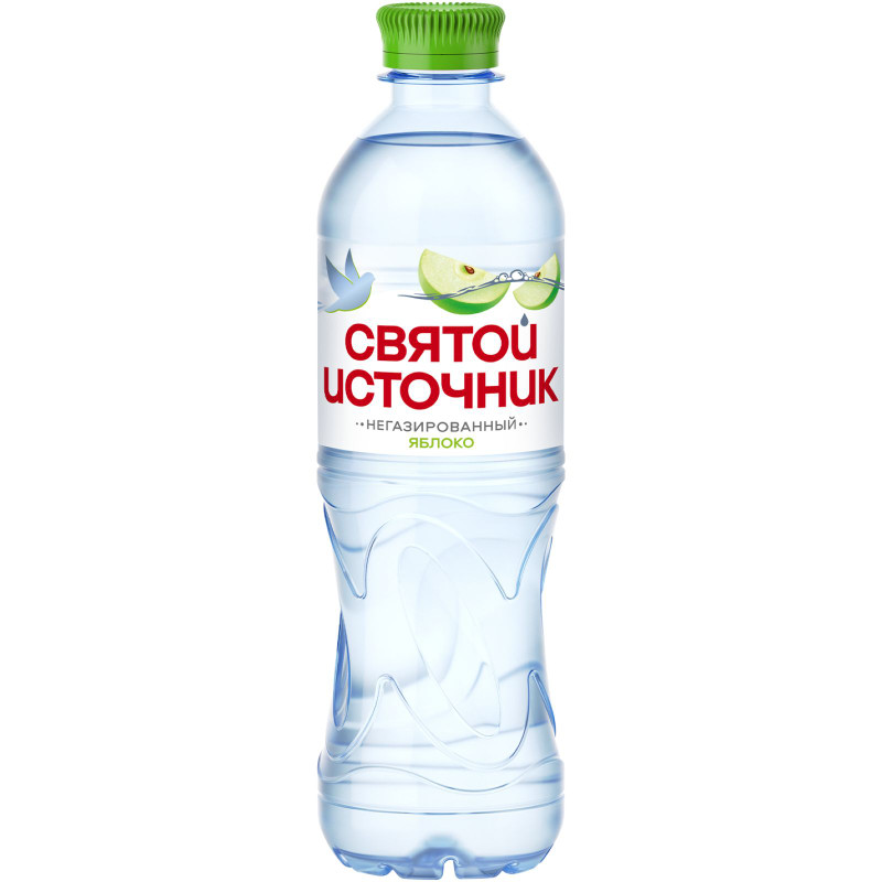 Изображение товара Вода Святой Источник со вкусом яблока негазированная, 500мл