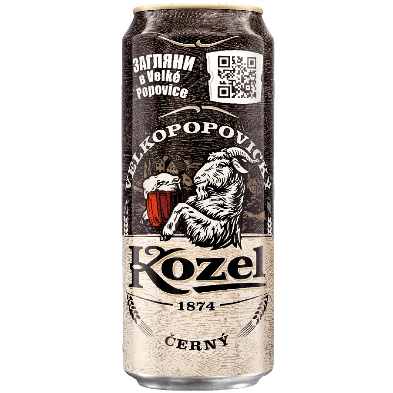 Изображение товара Пиво Velkopopovicky Kozel тёмное 3.7%, 450мл