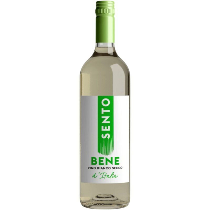 Изображение товара Вино Sento Bene Bianco белое полусухое 750 мл Италия