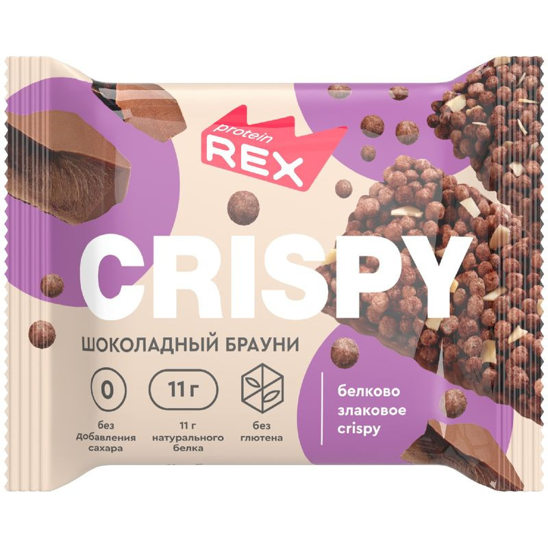 Изображение товара Хлебцы ProteinRex Шоколадный брауни протеиново-злаковые 55г Россия