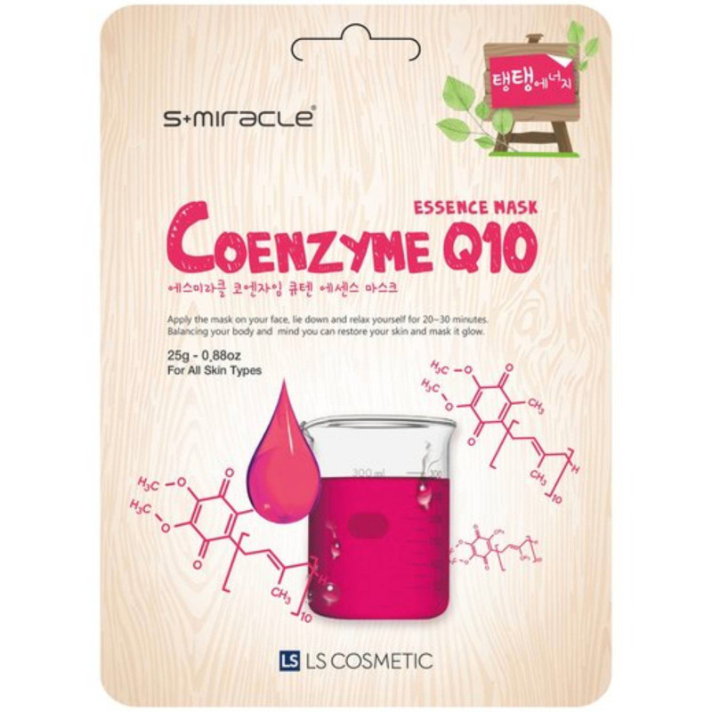 Изображение товара Маска для лица S+Miracle Coenzyme Q10 Essence Mask с коэнзимом Q10, 25мл