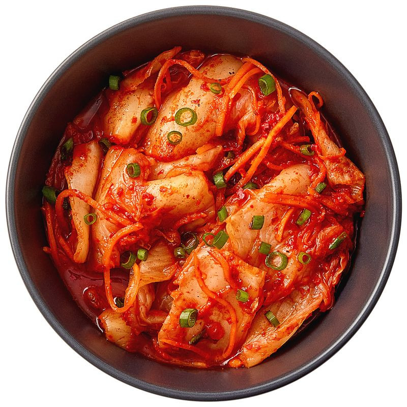 Изображение товара Салат кимчи из квашеных овощей из пекинской капусты Перекрёсток Select 200 г