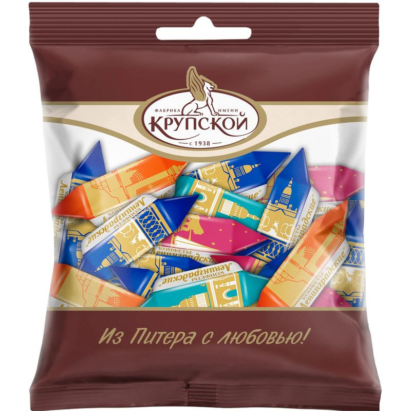 Изображение товара Конфеты Ленинградские шоколадные 200 г - качественный тёмный шоколадный десерт