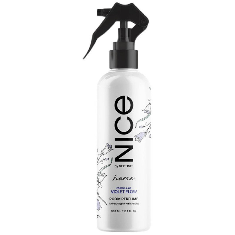 Изображение товара Освежитель воздуха Nice by Septivit Formula 06 Violet flow парфюм для интерьера, 300мл