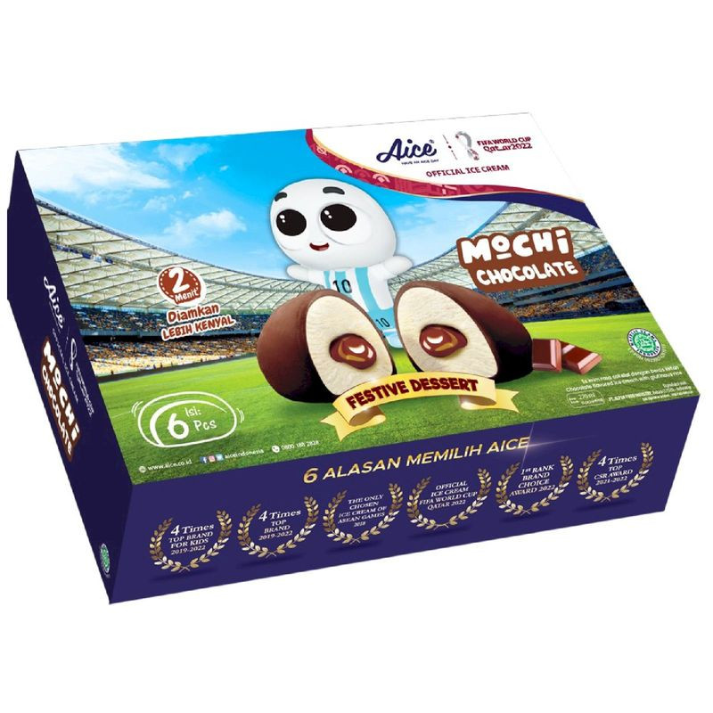 Изображение товара Мороженое Aice Моти Шоколад 3.15% 180г вкусное японское лакомство