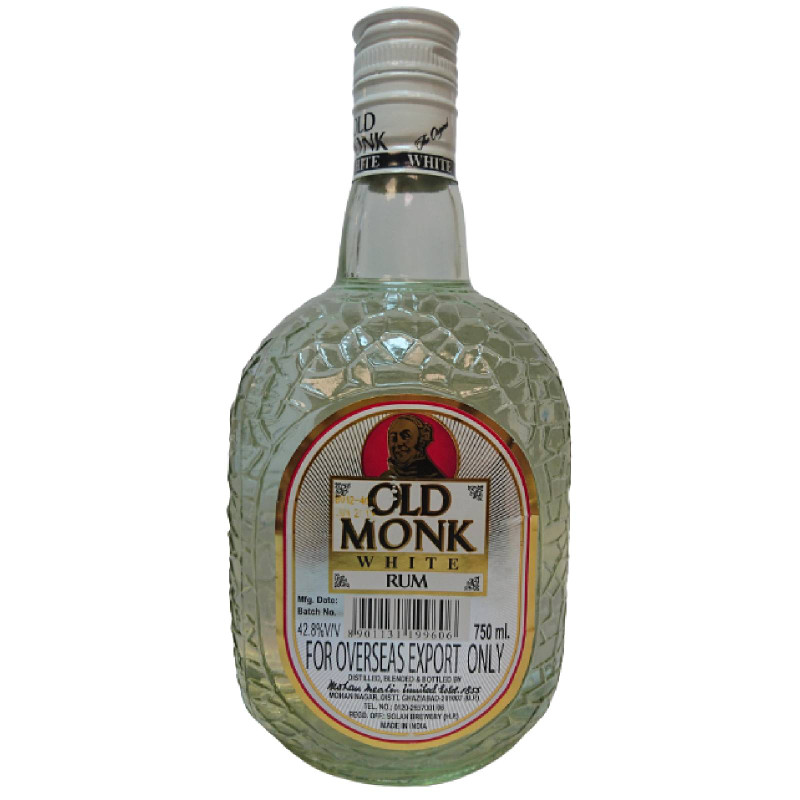 Изображение товара Ром Old Monk невыдержанный белый 42.8%, 750мл