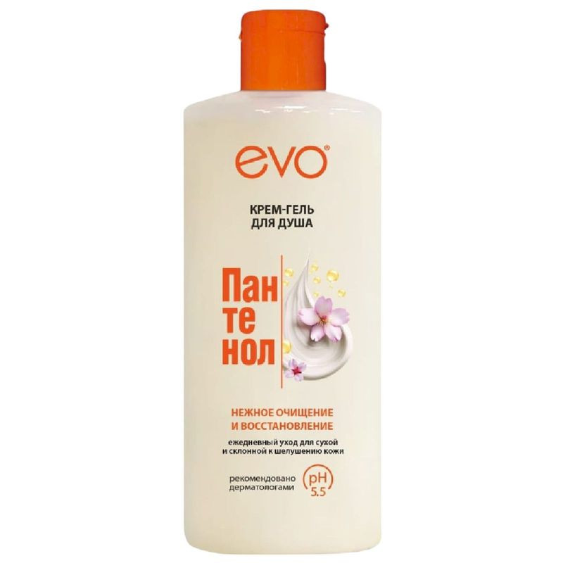 Изображение товара Крем-гель для душа Evo Пантенол для сухой и чувствительной кожи 400 мл
