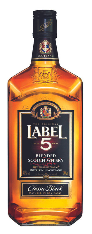 Изображение товара Виски Label 5 40%, 700 мл — купажированный напиток с фруктовым вкусом